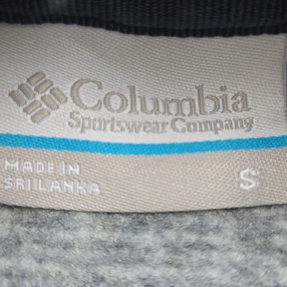 COLUMBIA. Ladies Heathered Blue Cowl Neck Pullover Sweater. Size S. Like New! - Picture 2 of 9